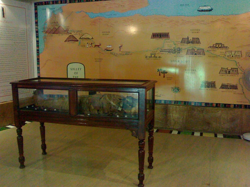 Ancient Mummy Exhibit in AP State Archaeology Museum