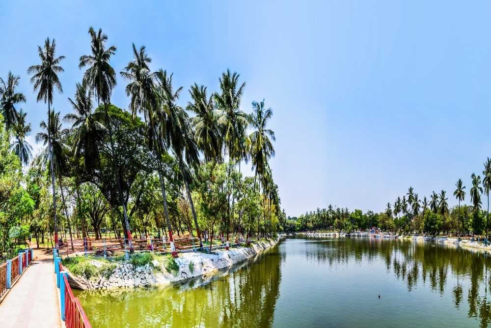 Scenic View of Indira Park, Hyderabad
