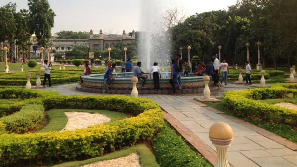 Beautiful Water Fountain Situated in the Middle of NTR Gardens