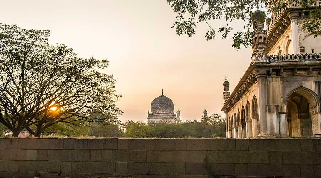 Side View of Qutub Shahi Tombs
