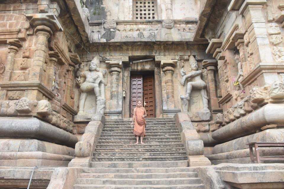 Entrance of the Famous Kanchi Kamakoti Peetam, Kanchipuram