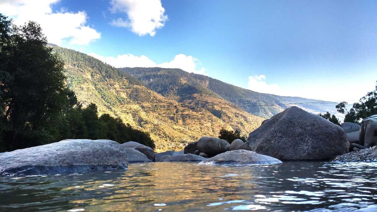 The Beas River in the Kullu Valley