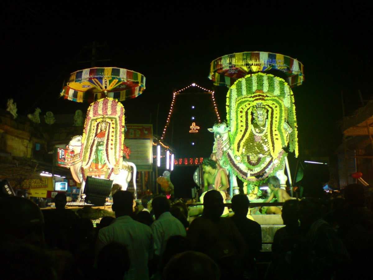 Ratha Yatra at Kashi Vishwanath Temple, Kumbakonam