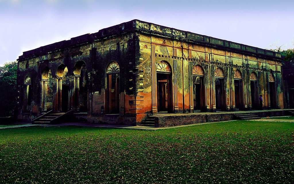 The ruins of the Residency at Lucknow shows the gunfire it took during the rebellion.