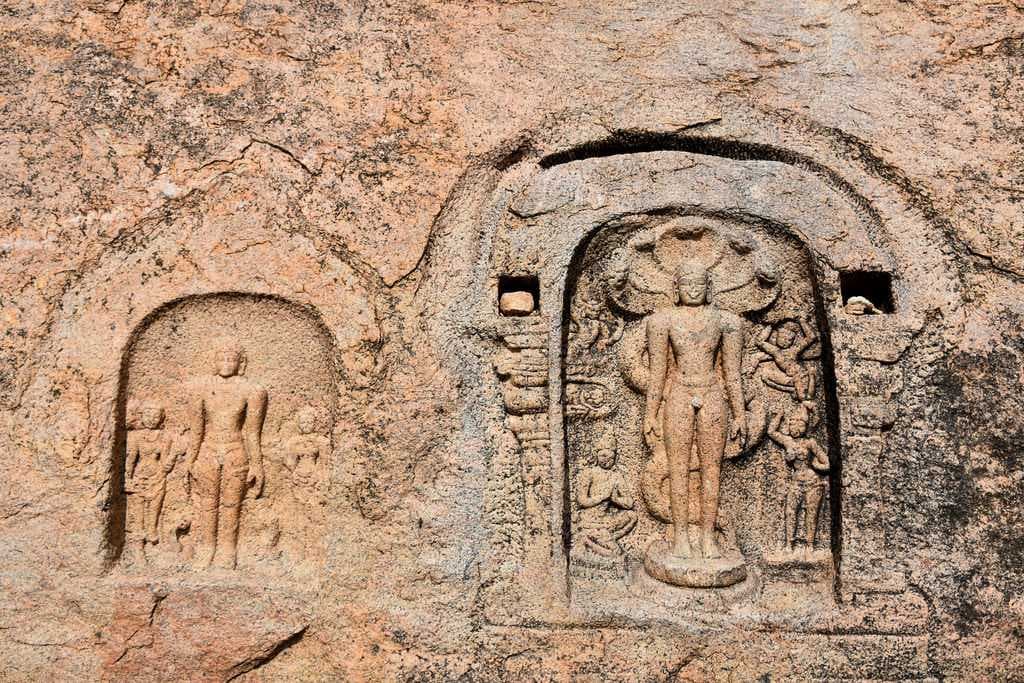Jain carvings at Samanar hills.