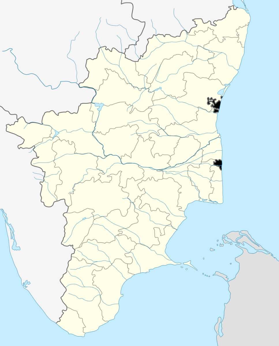 Alamparai Rock Fort is located in Tamil Nadu