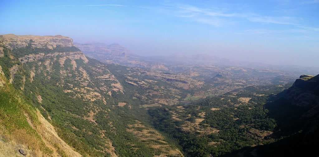 A panoramic view from the peak