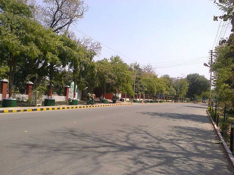 The Mall Road at Meerut Cantonment