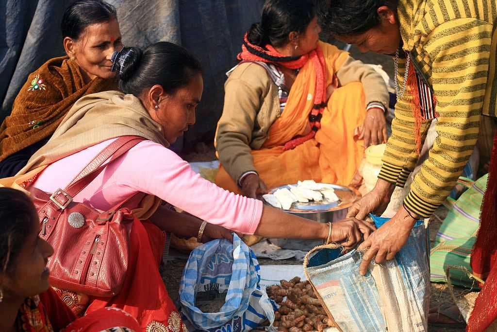 Exchange of products through barter system