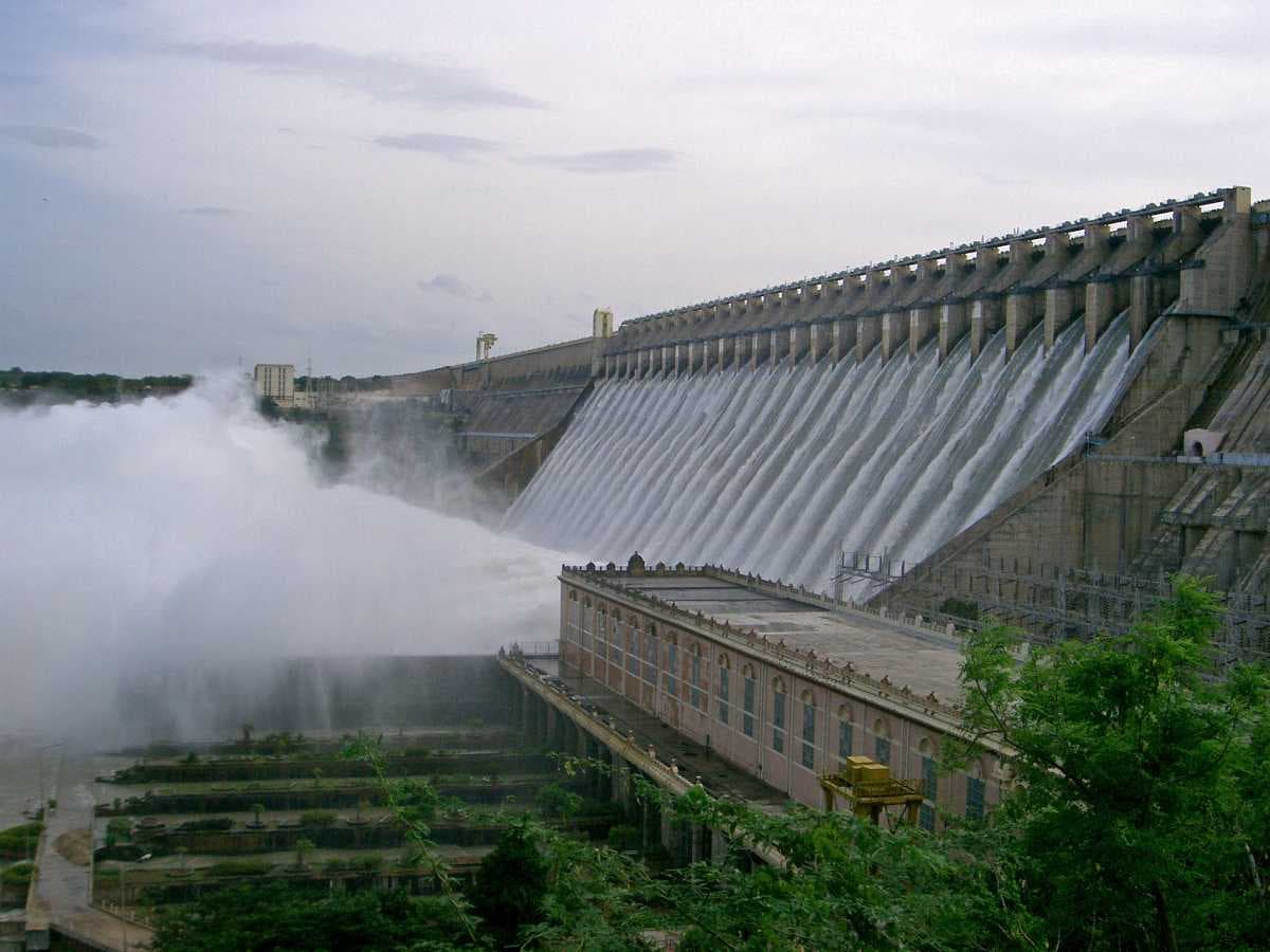 Nagarjuna Sagar Dam - Built Across River Krishna