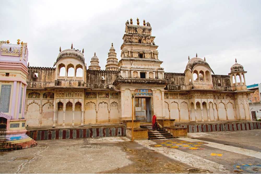 Entrance of Rangji Temple, Pushkar