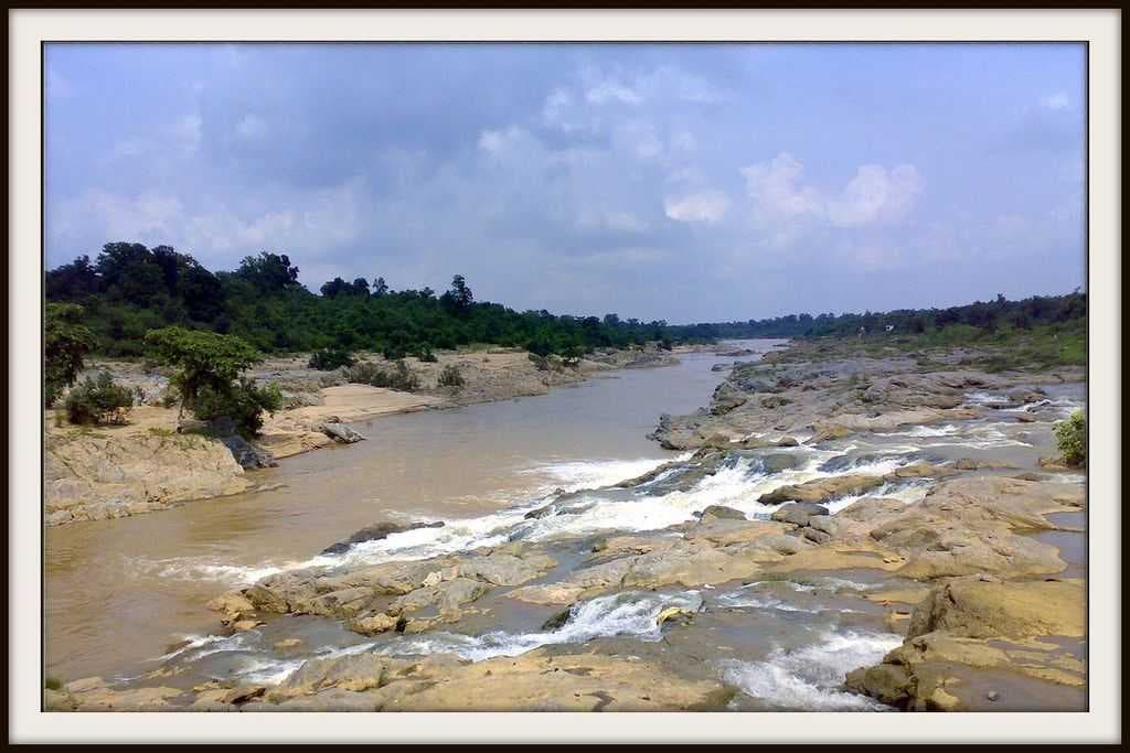 A view of Bhera river before its confluence with river Damodar