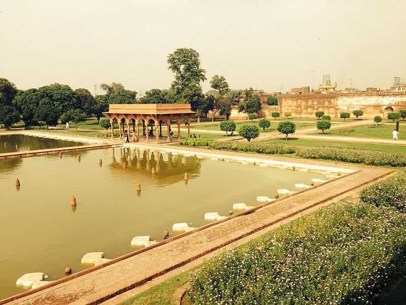 Side View of Shalimar Bagh