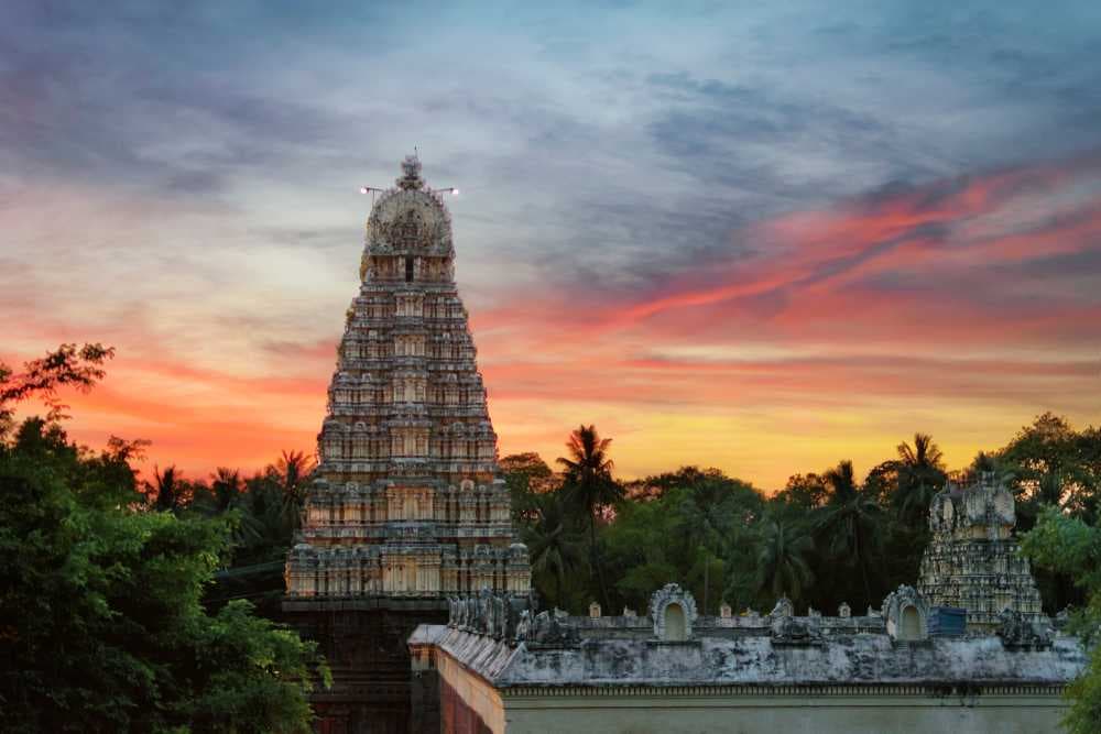 Sunset View at Fort Temple, Vellore
