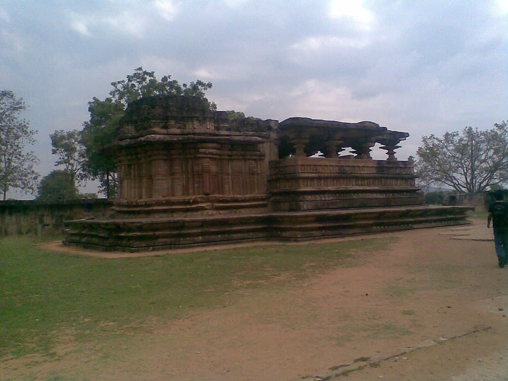 A smaller model of the temple before it was actually built