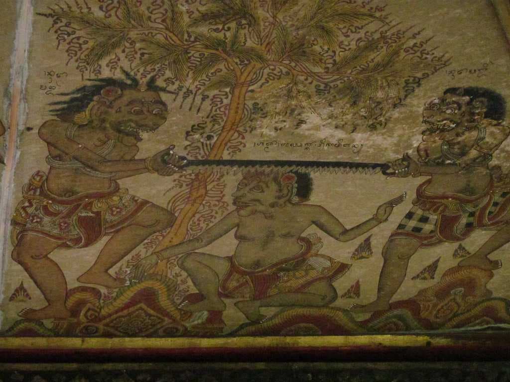 A mural in Kertha Gosa.
