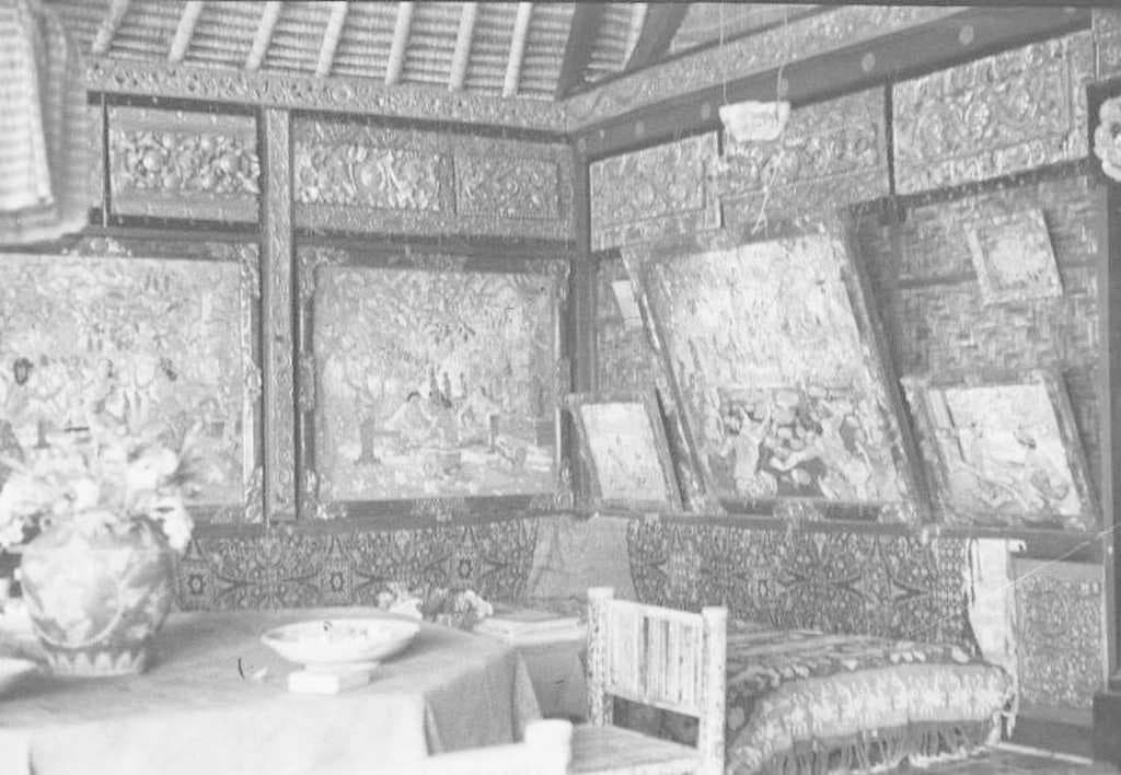Interior of the house of Le Mayeur, today a museum
