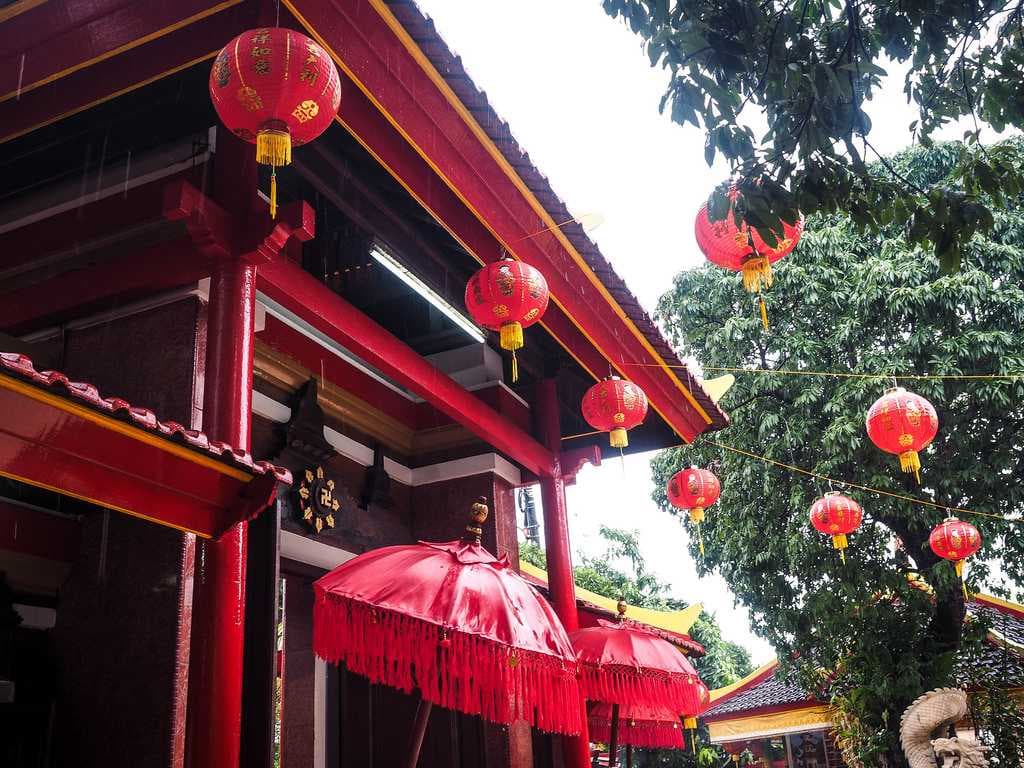 Lanterns in the temple.