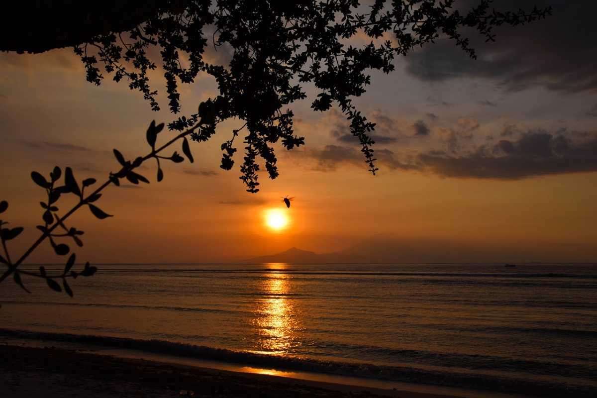 Gili Gede at Sunset