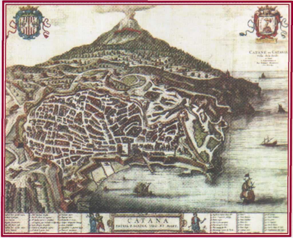 Picture of Catania in 1575