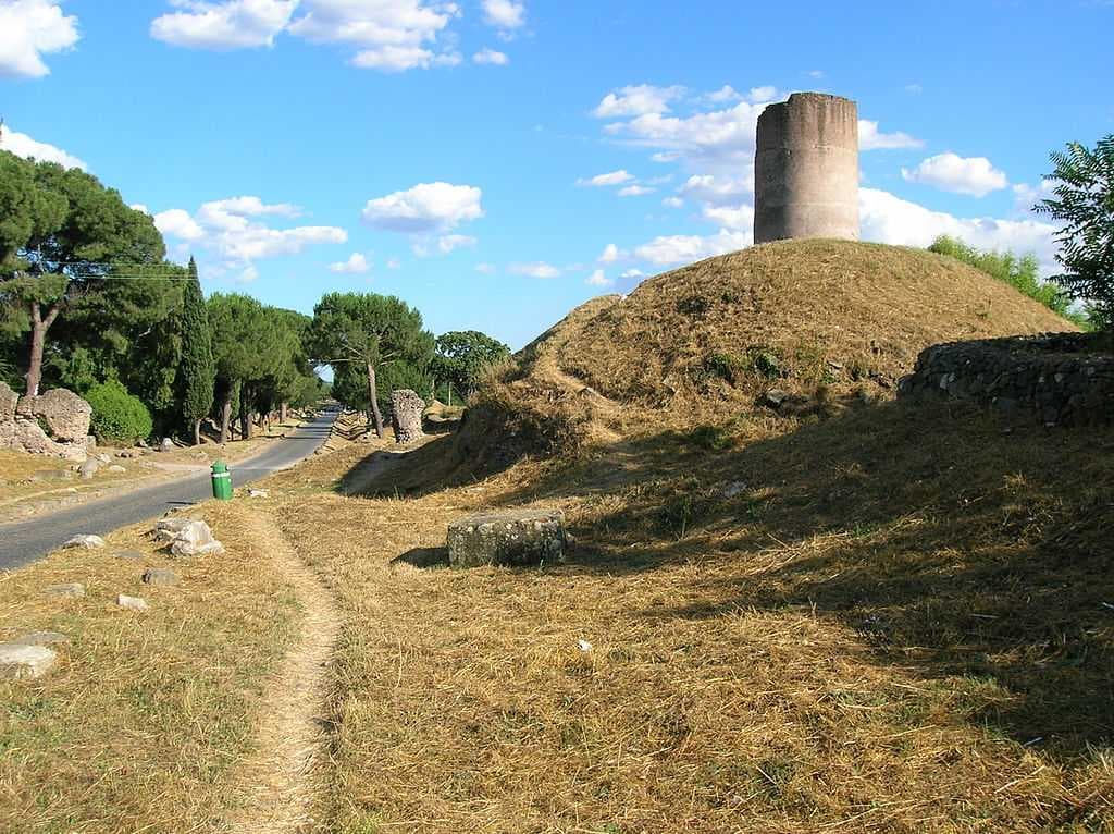 The Mausoleum of the Curiazi has been dated to between the end of the Republic and the beginning of the Empire