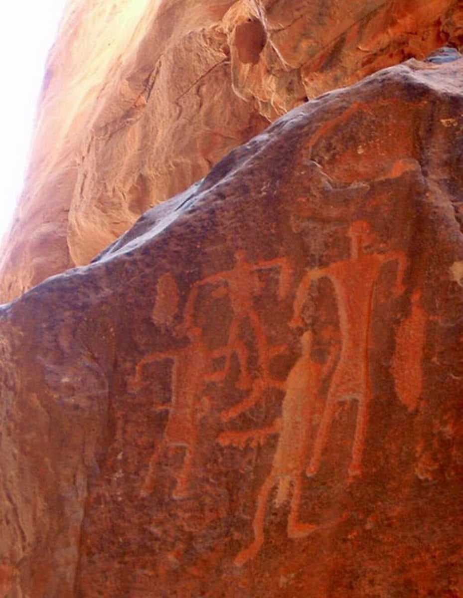 Petroglyphs at Wadi Rum