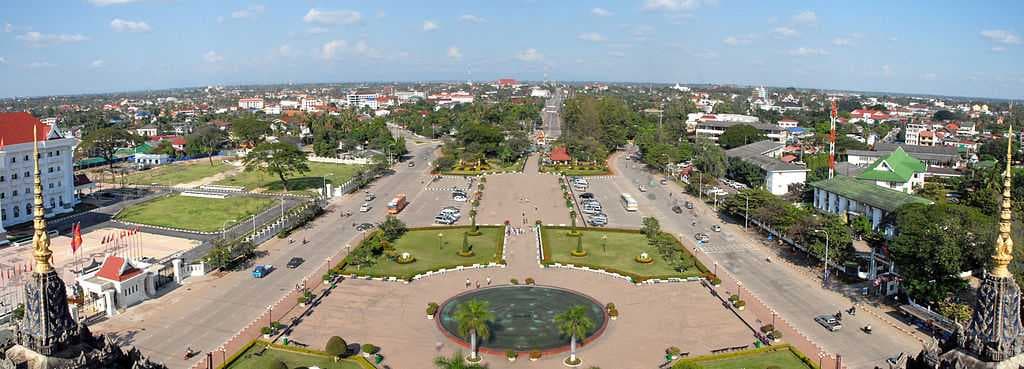 Vientiane from Patuxai.