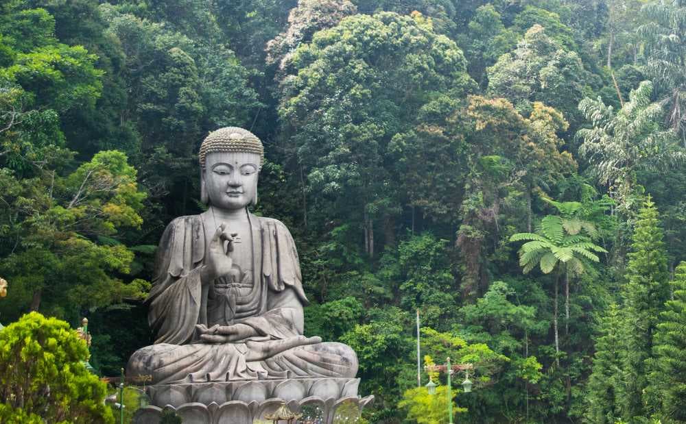 Statue of Meditating Buddha in Genting Highlands