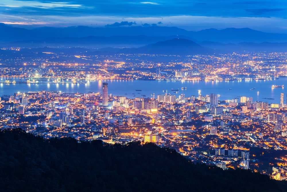 Mesmerising View of Georgetown from Penang Hill