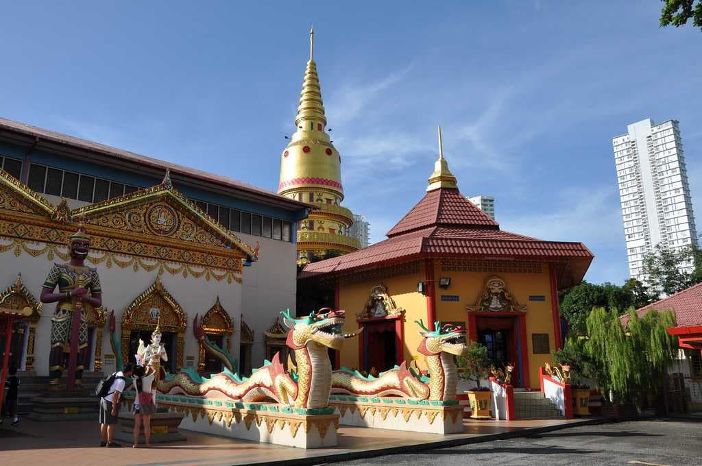 Outer view of Wat Chayamangkalaram