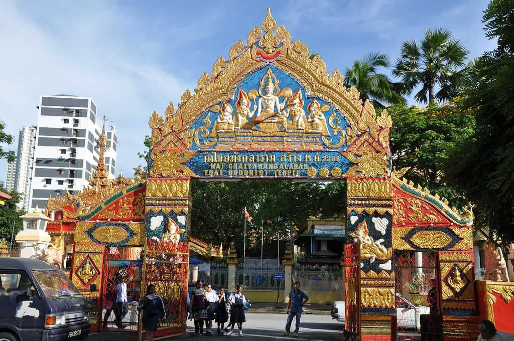 The entrance gate