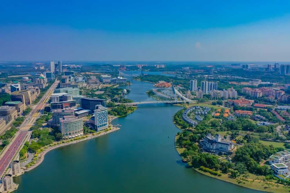 Aerial View of Putrajaya Lake, Putrajaya