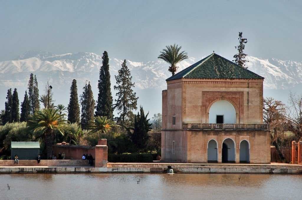 In winter, the Atlas mountains typically are covered in snow and ice