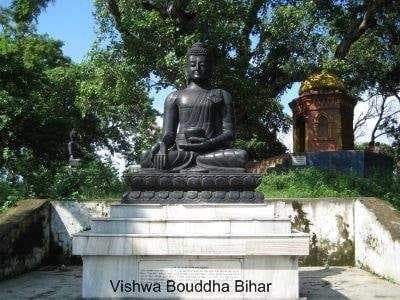 Vishwa Bouddha Vihar - Built in Stupa-Style