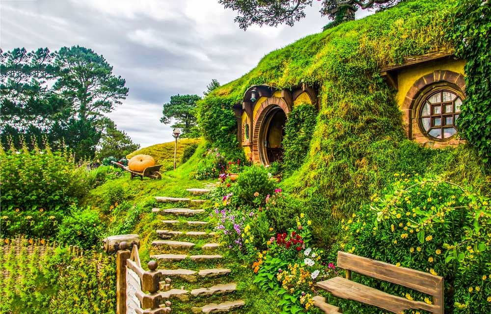 Glimpse of the Iconic Hobbiton House, Auckland