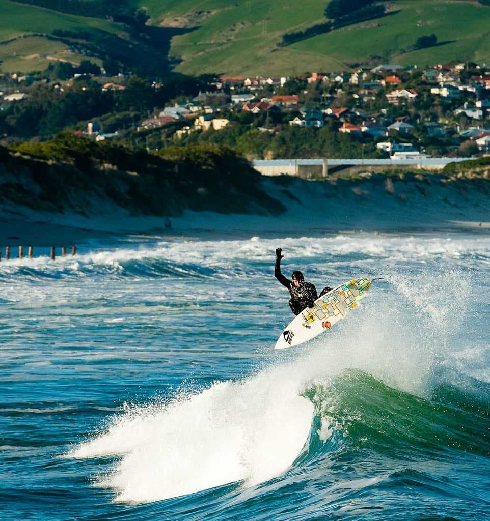 Surfing in Dunedin