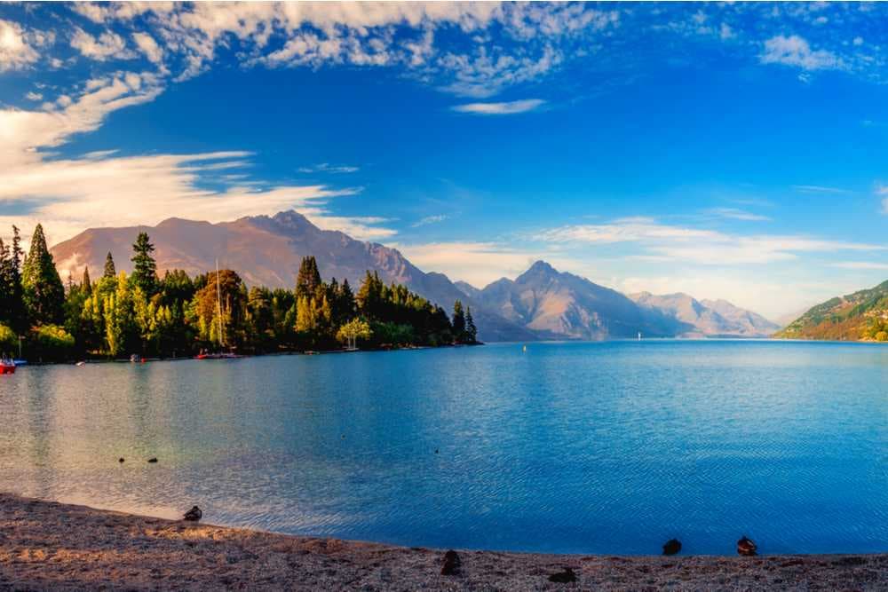 Lake Wakatipu - Inland Lake with a Depth of 750 ft