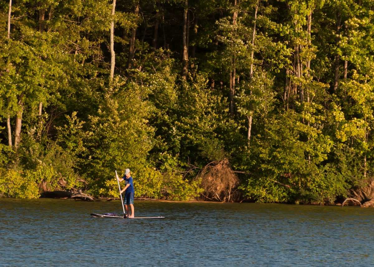 Paddle-boarding