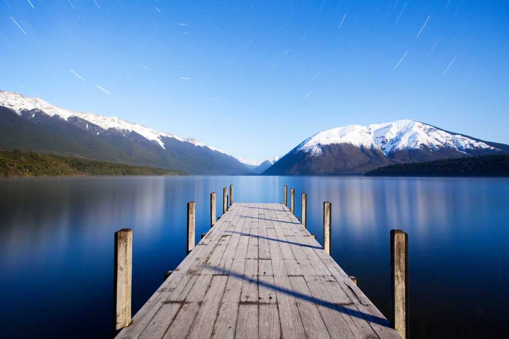 Lake Rotoiti - Glacial Lake with a Maximum Depth of 307 ft