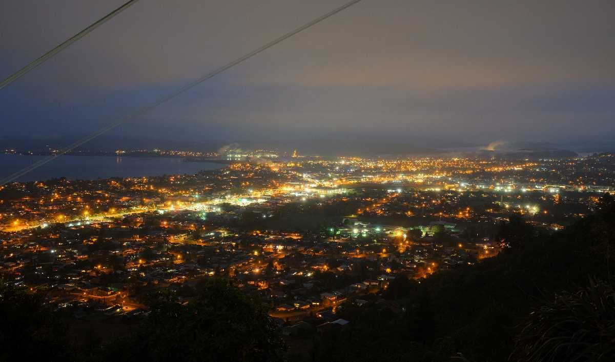 View of Rotorua at Night