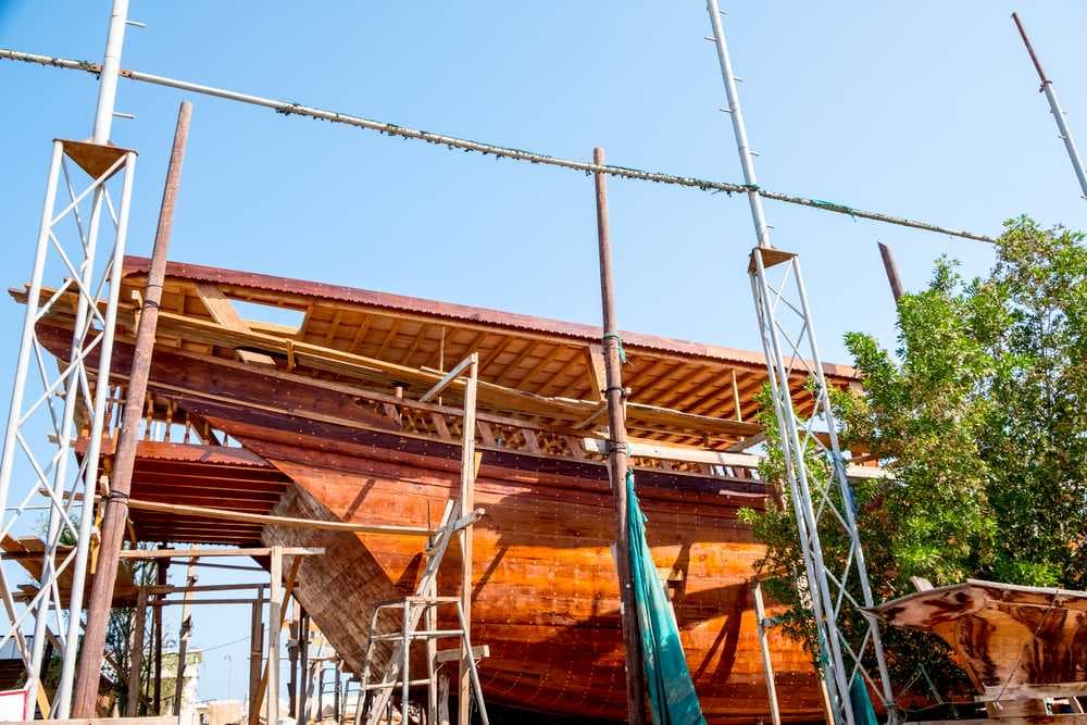 Dhow Factory - Builds Traditional Trading Boats