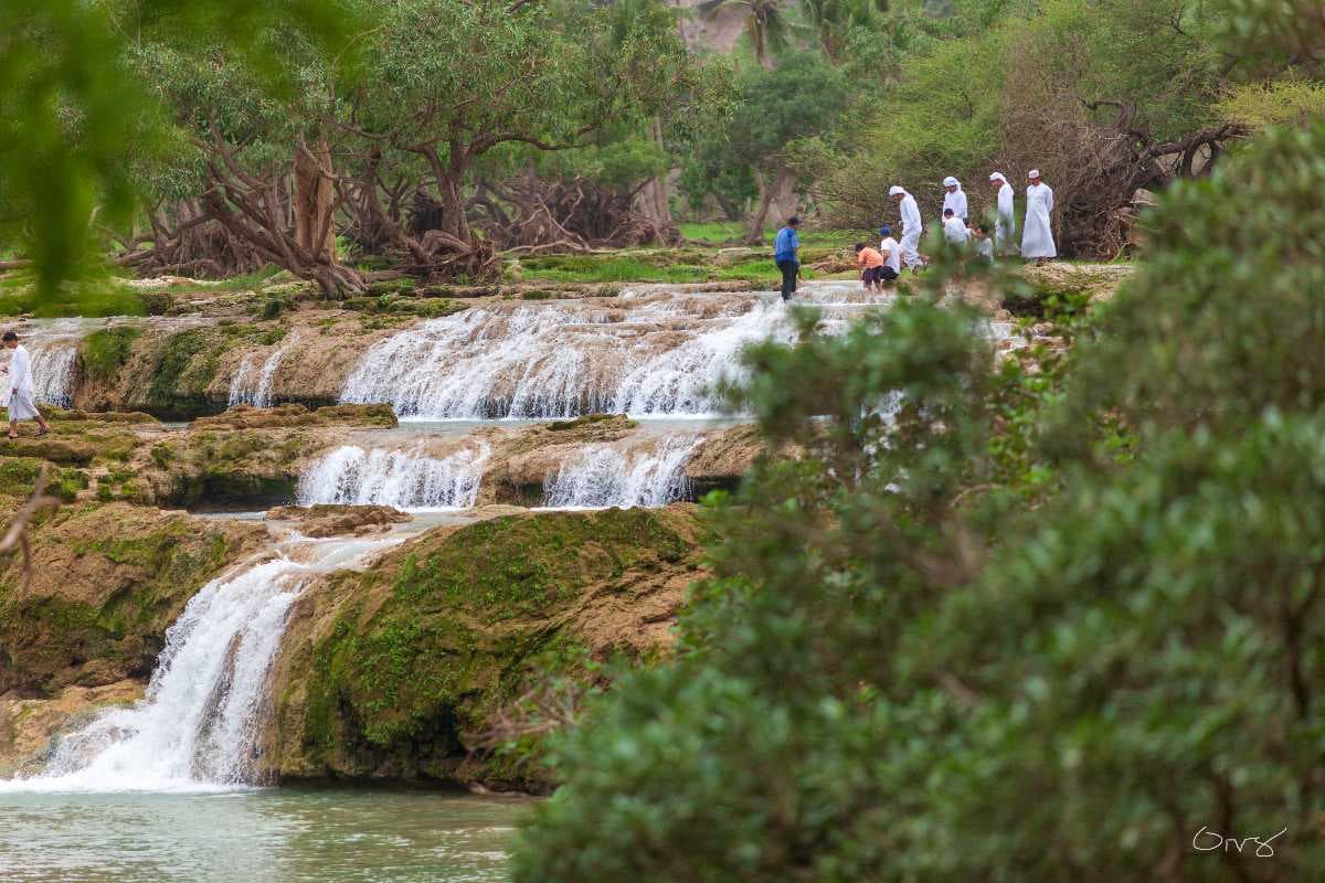 Magnificent Waterfall in Wadi Darbat
