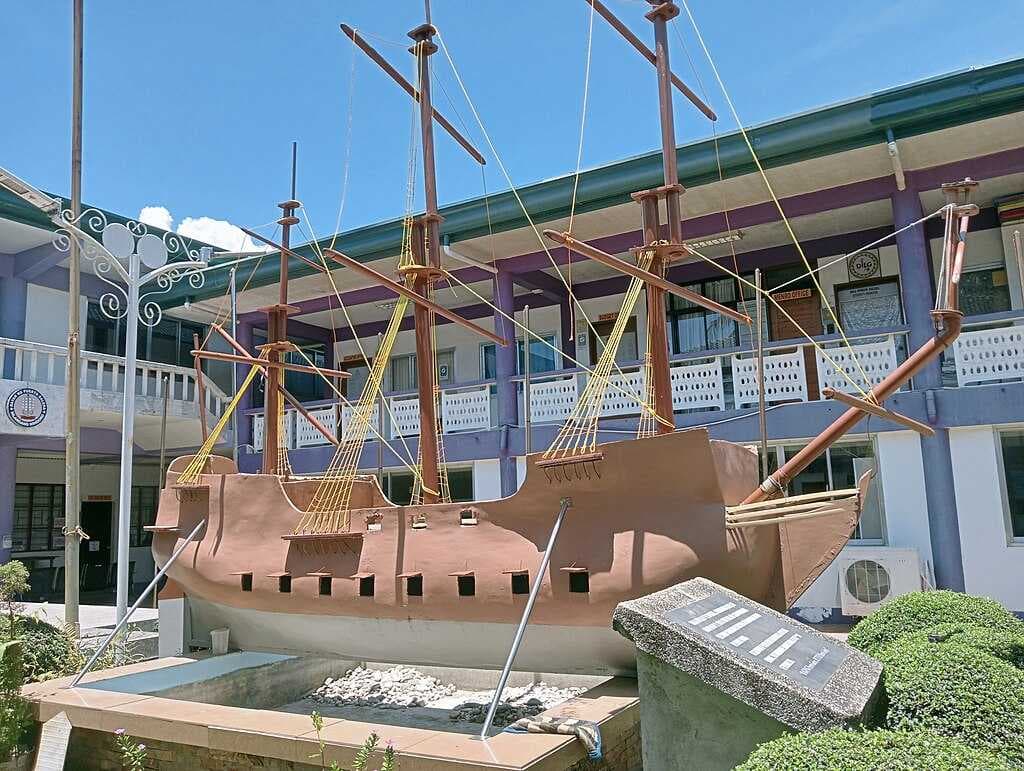 San Miguel (Spanish galera) replica at the Municipal Hall