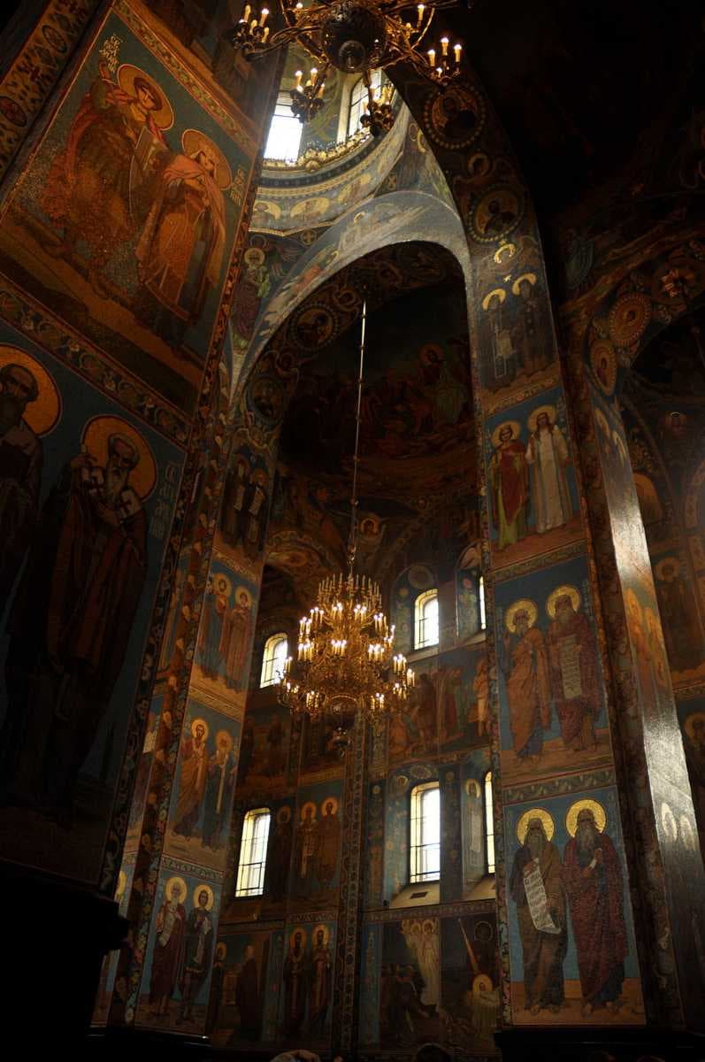 Interior lit by natural light