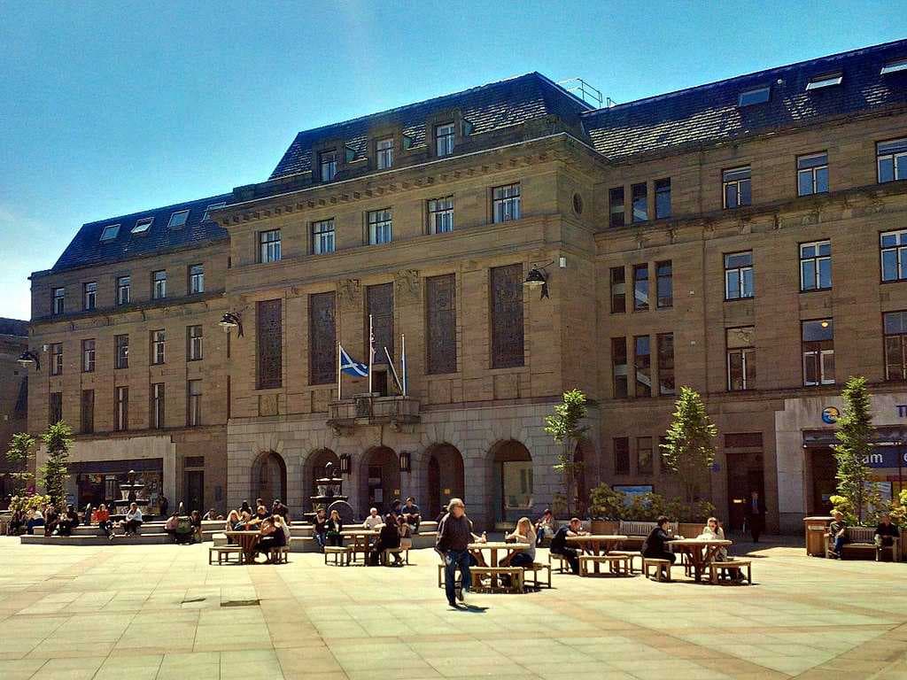 Dundee City Chambers, where the city council meets