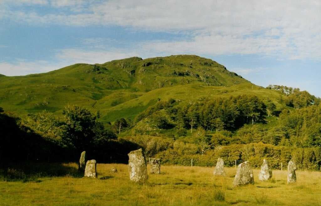 The stone circle at Loch Buie