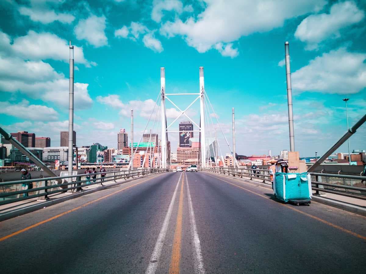A picture of the Nelson Mandela Bridge