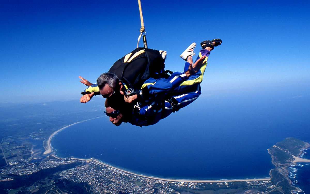 skydiving, plettenberg