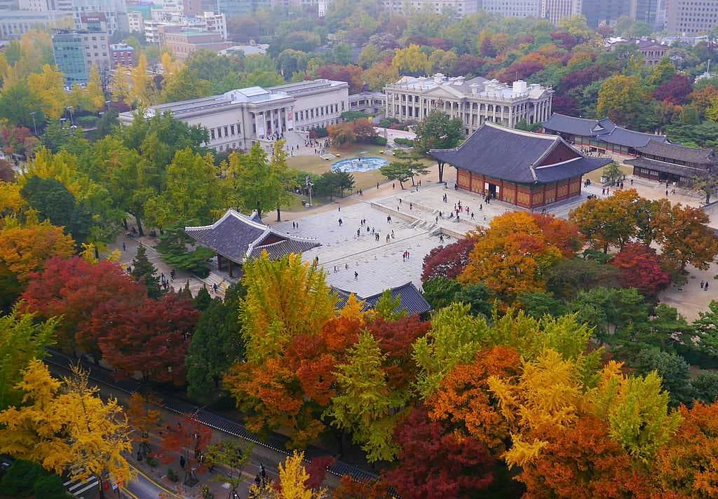 Deoksugung in autumn