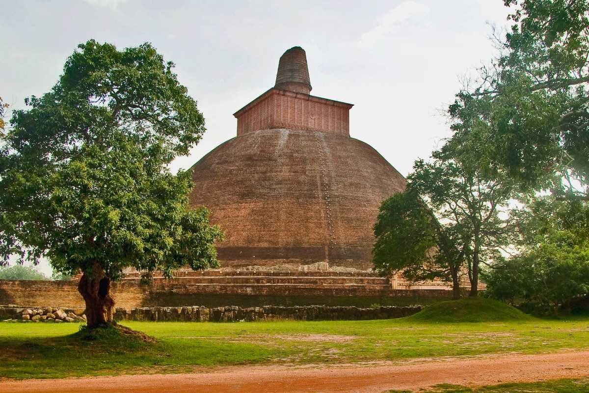 Jetavanaramaya monastery is one of the largest monasteries in the heritage city of Anuradhapura